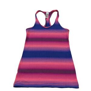 Ivivva Stripe Tank Top sz 10 Girl's Active Tank Top
